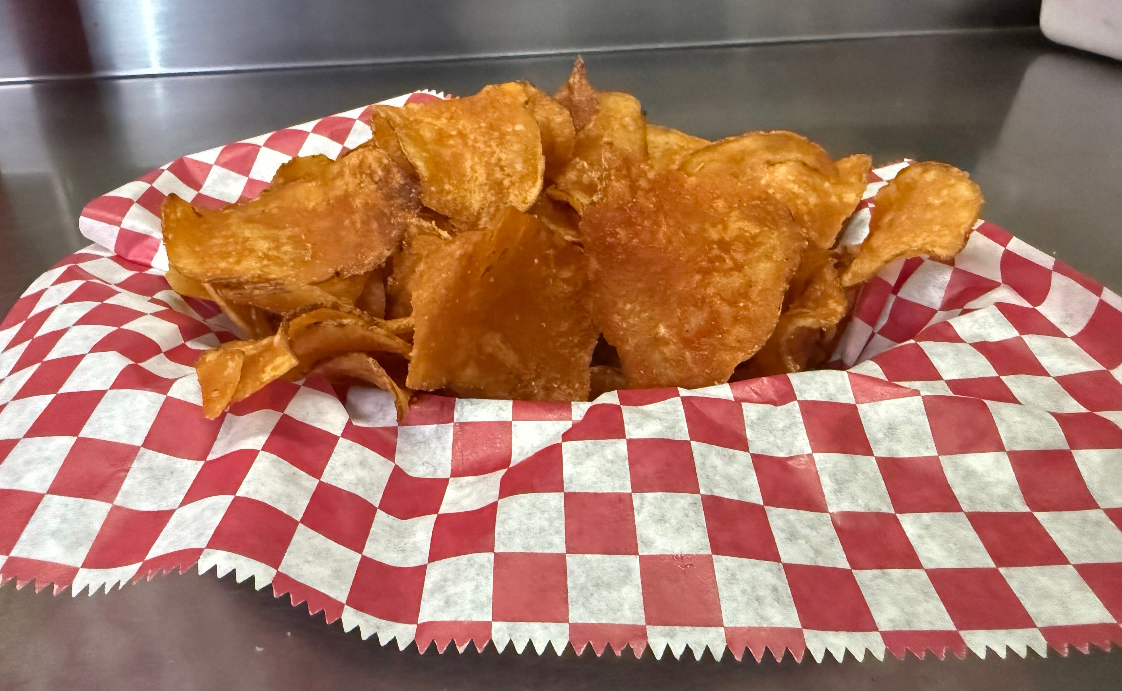 Homemade Potato Chips.