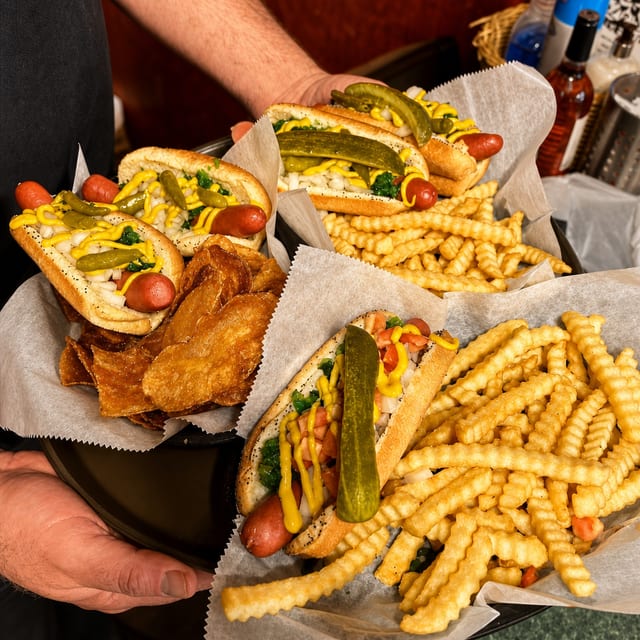 Chicago Style Hot Dog.