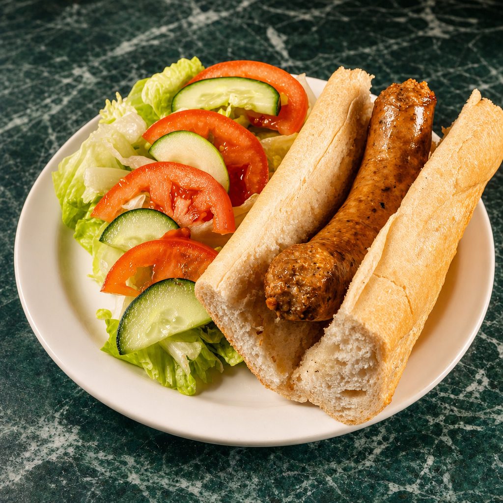 Italian Sausage Sandwich.