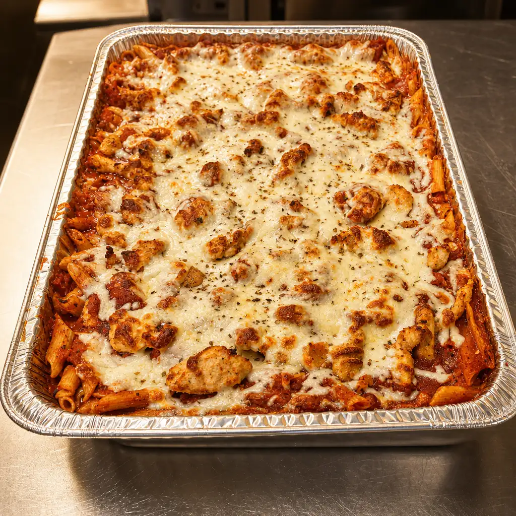 Baked Mostaccioli.