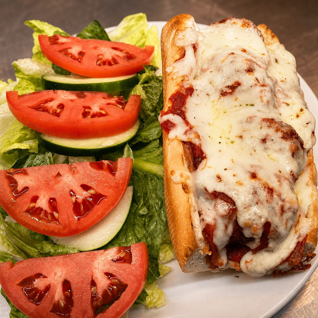 Italian Meatball Sandwich.