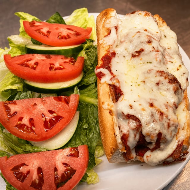Italian Meatball Sandwich.