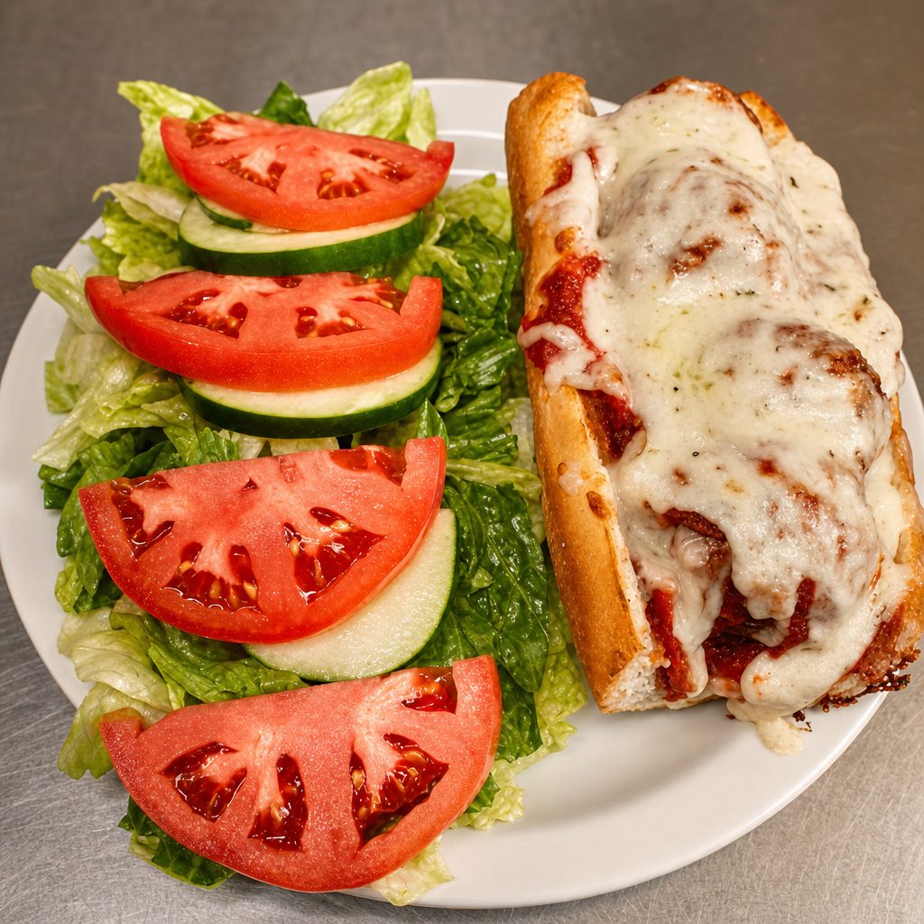 Meatball Pepperoni Sub.
